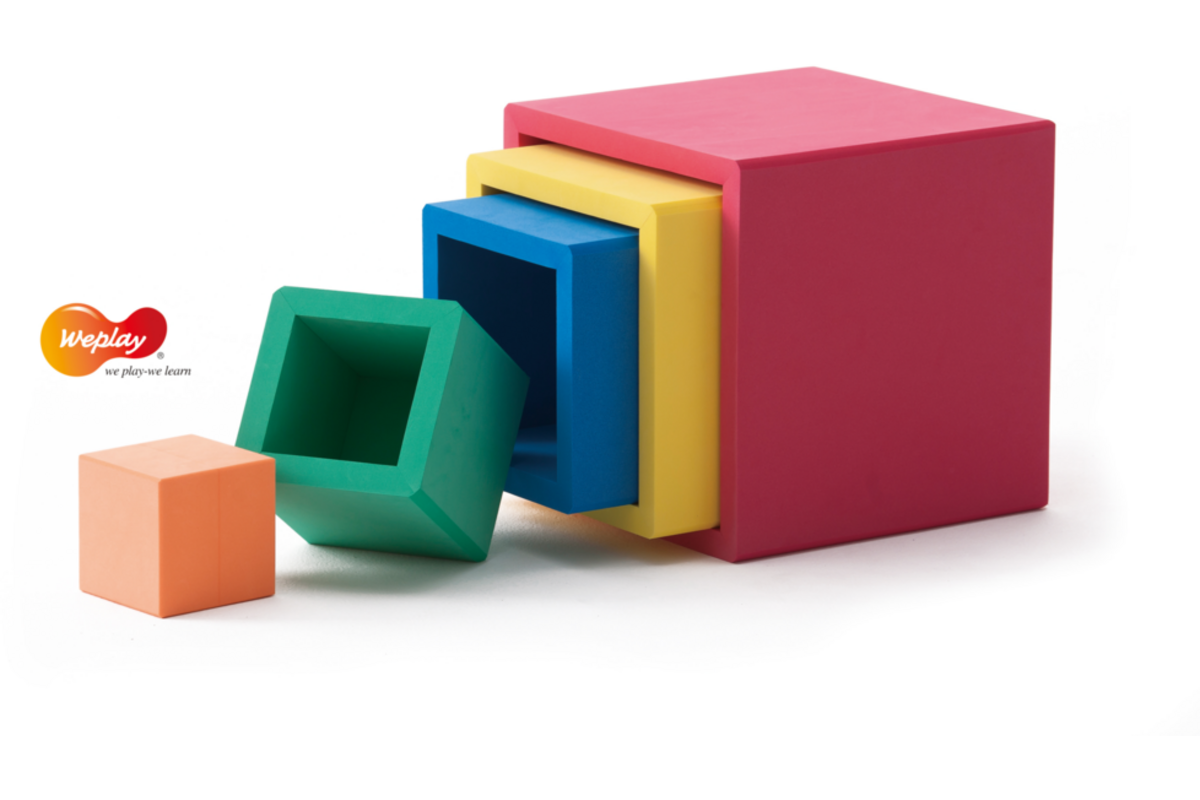 Stapel- en nestblokken, 5 stuks