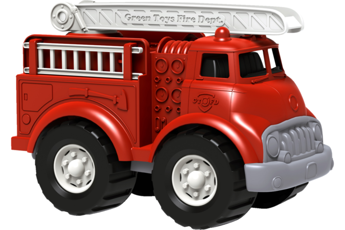 Green Toys brandweerauto