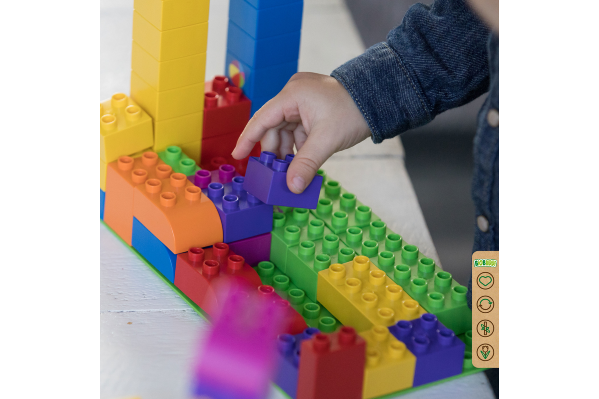 BiOBUDDi Education Big bouwblokken 150 stuks