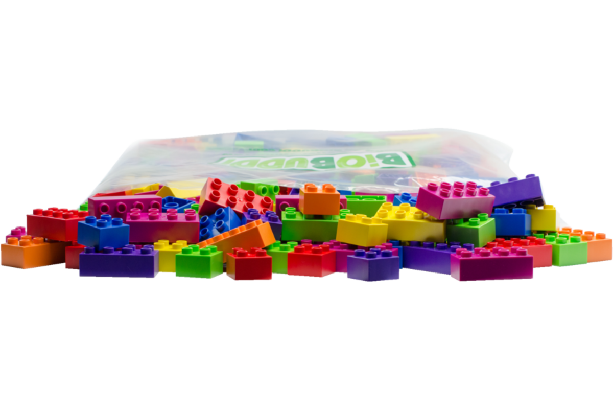 BiOBUDDi Education Big bouwblokken 500 stuks