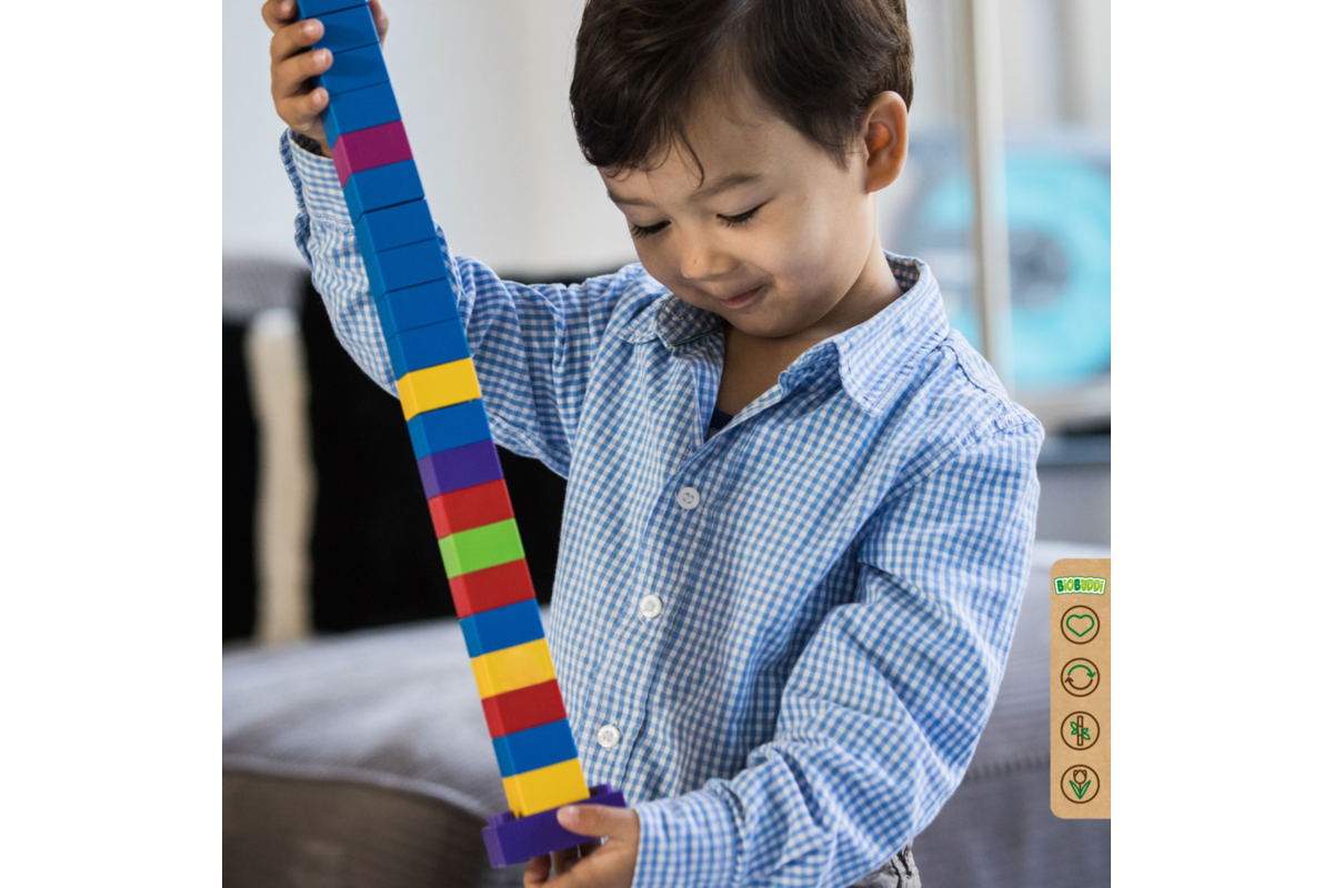 BiOBUDDi Education Big bouwblokken 500 stuks