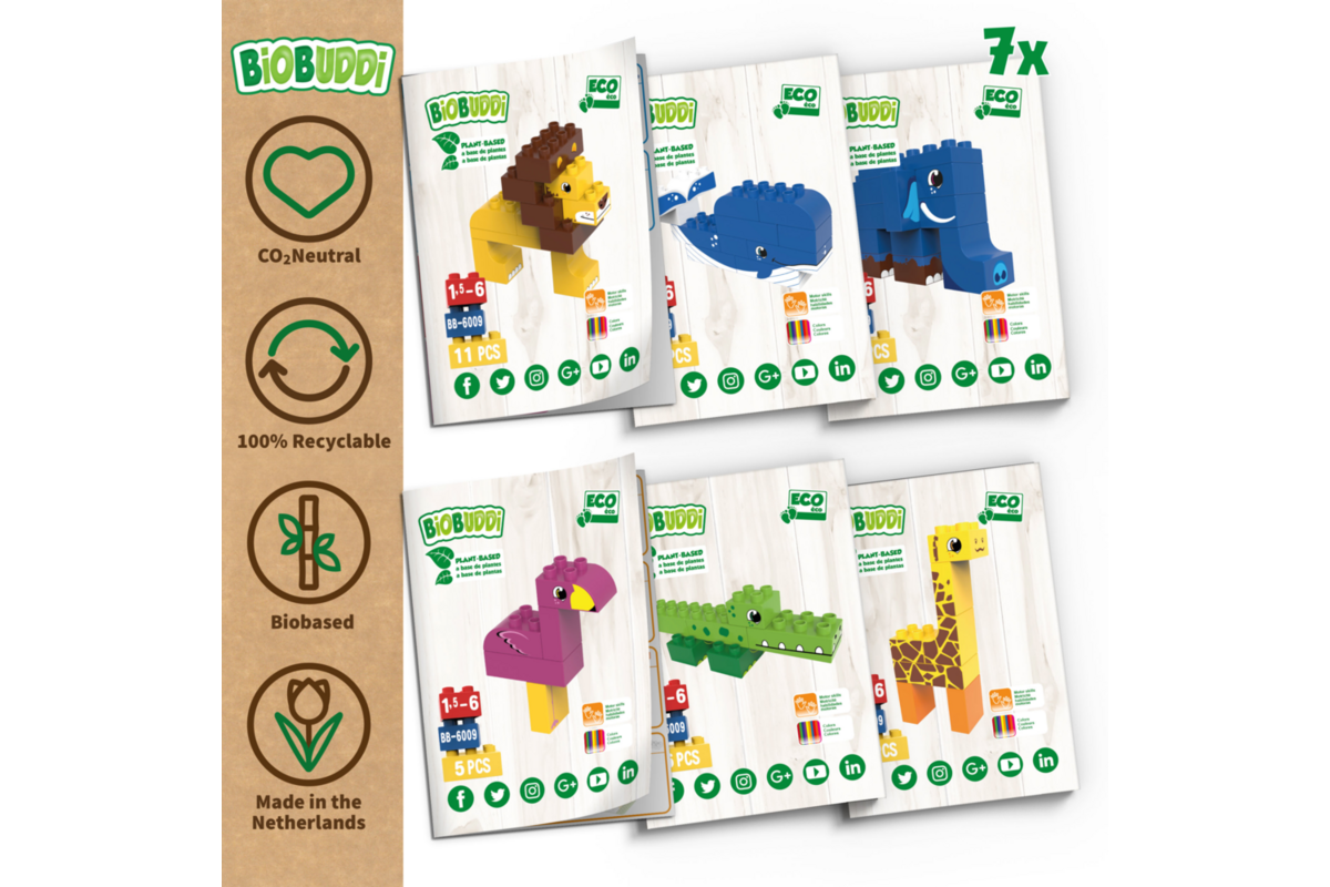 BiOBUDDi Education Big wilde dieren
