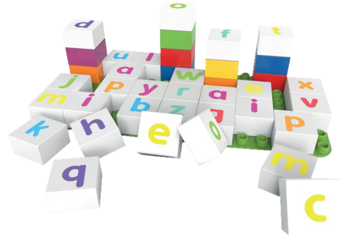 BiOBUDDi Education set letters, getallen en platen
