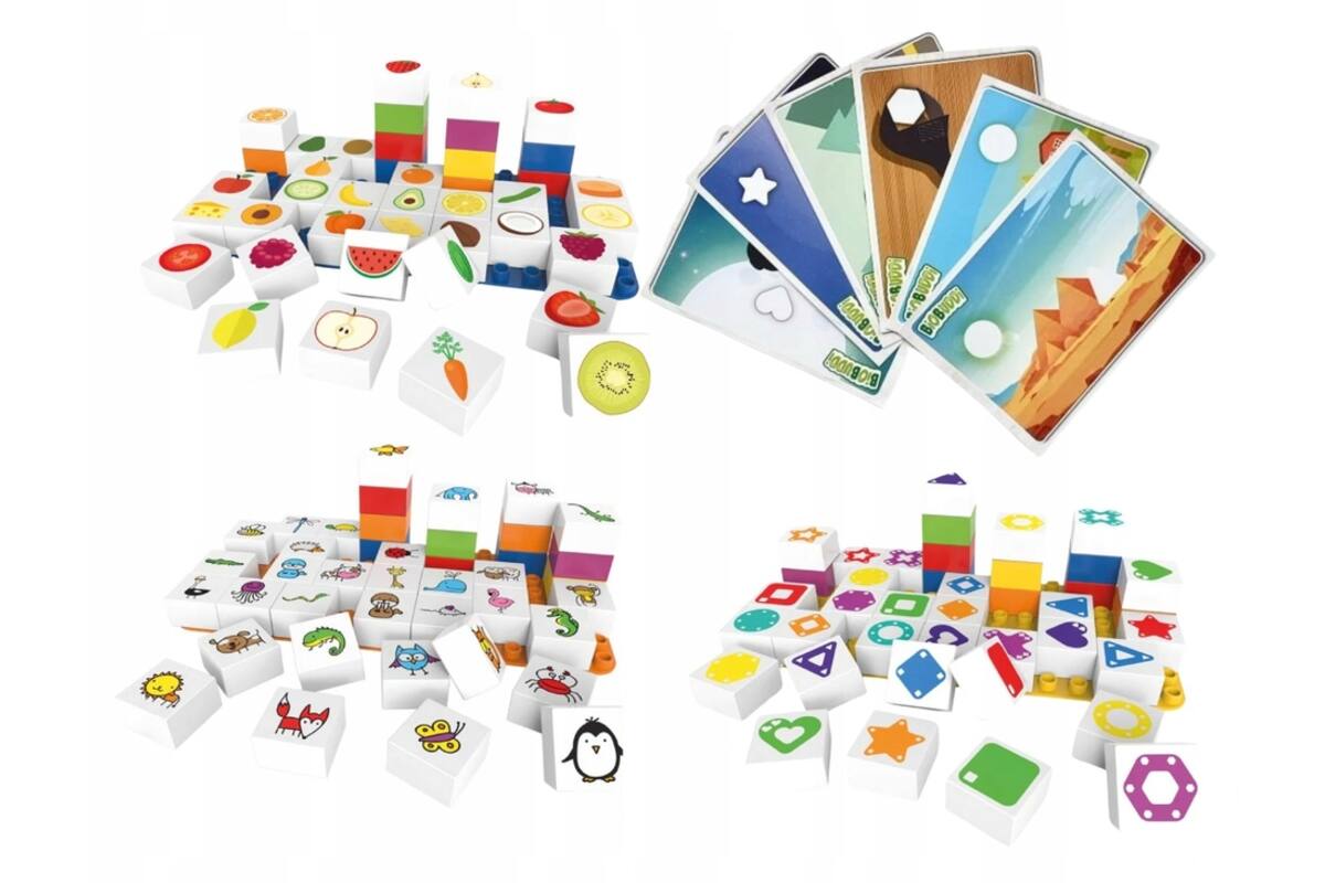 BiOBUDDi Education set dieren, fruit en vormen