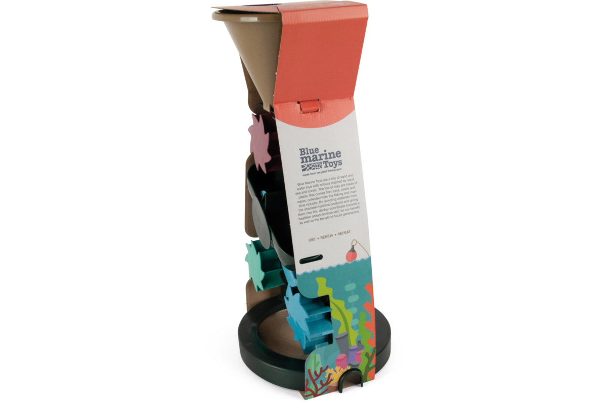 Zand-watermolen gerecycled 'Blue Marine'