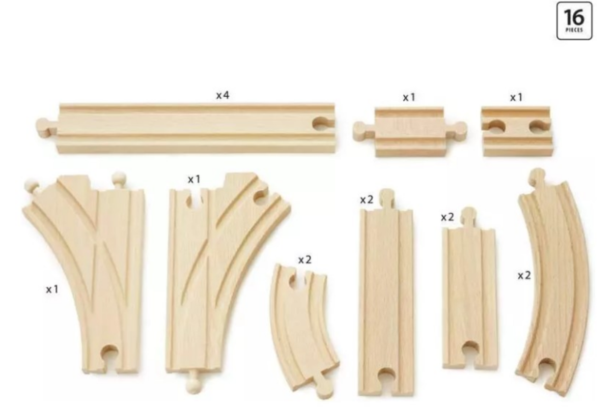Brio World uitbreidings set tussenstukken