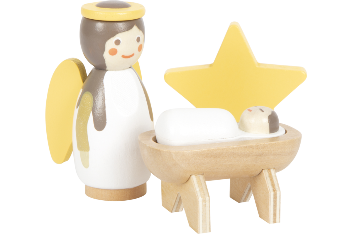 Small Foot - Houten Kerstkribbe Speelset