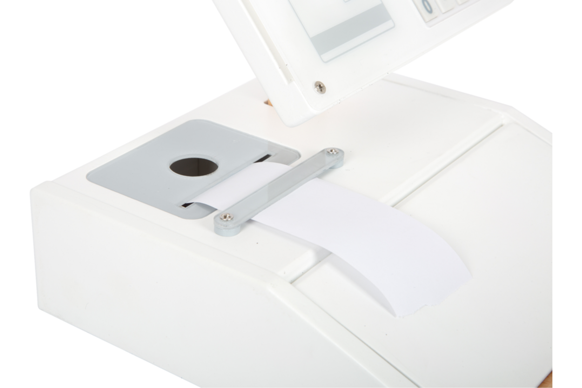Small Foot - houten speelgoedkassa met scanner, 15 delig