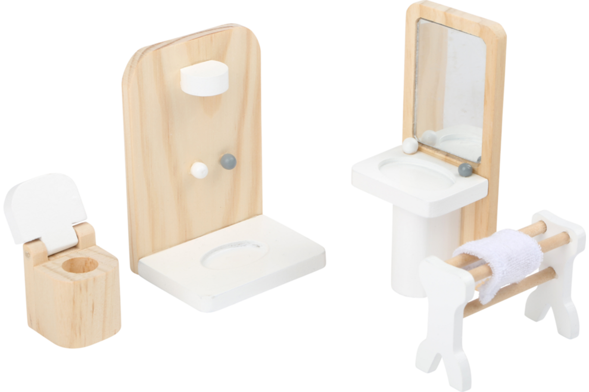 Small Foot - Houten Poppenhuis Meubeltjes Complete Set, 28dlg.