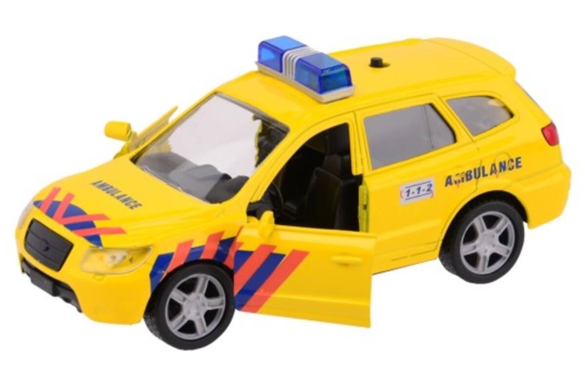 Hulpdiensten 1-1-2, met licht en geluid, 12 auto's