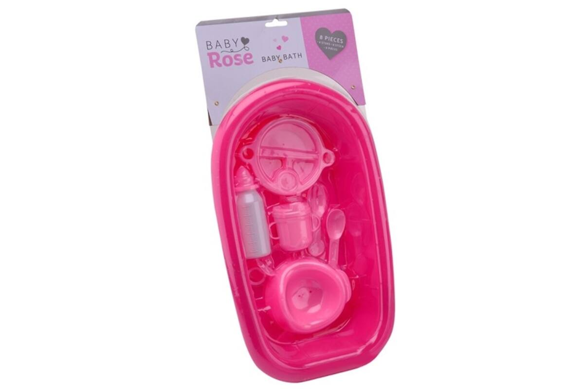Babybadje met accessoires, 8 onderdelen