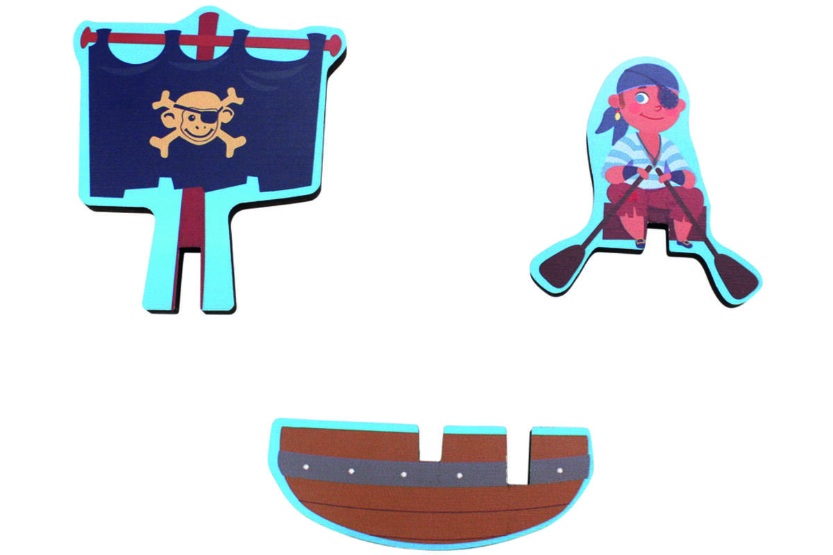 Avontuurpuzzel Piraten 3D