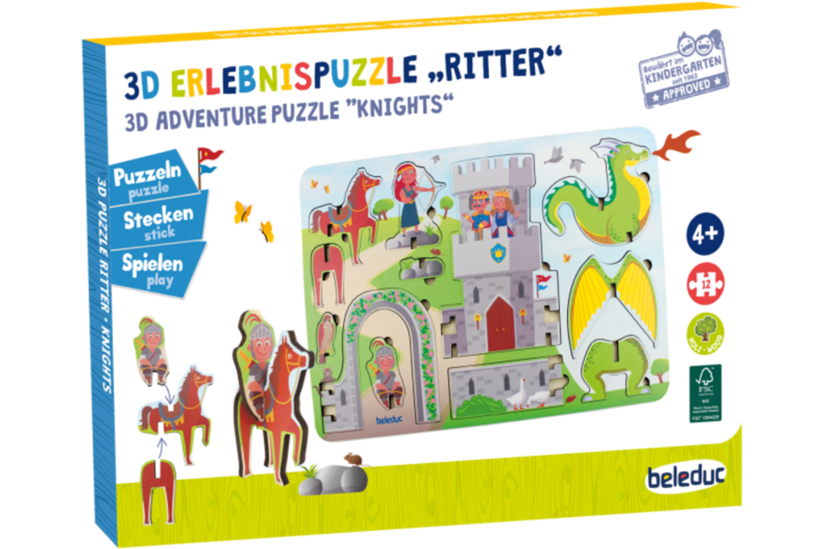 Avonturenpuzzel ridders 3D