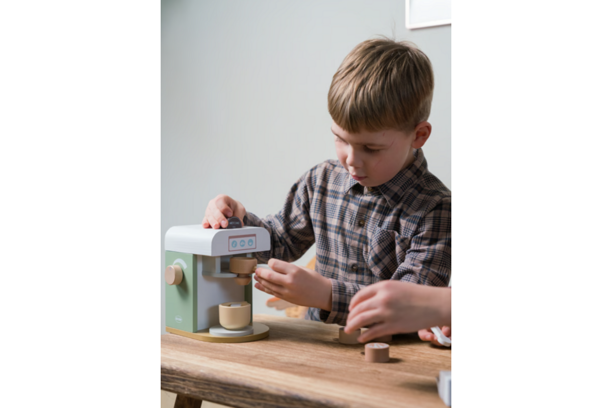 Koffiezetapparaat | 13 delig, hout