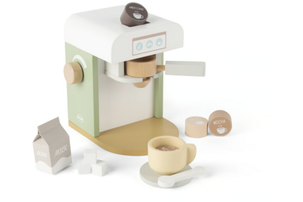 Koffiezetapparaat | 13 delig, hout