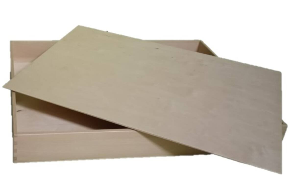 Stekkels | Sensorische Kist, blank gelakt, 40 x 60 x 8 cm