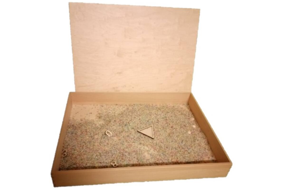 Stekkels | Sensorische Kist, blank gelakt, 40 x 60 x 8 cm