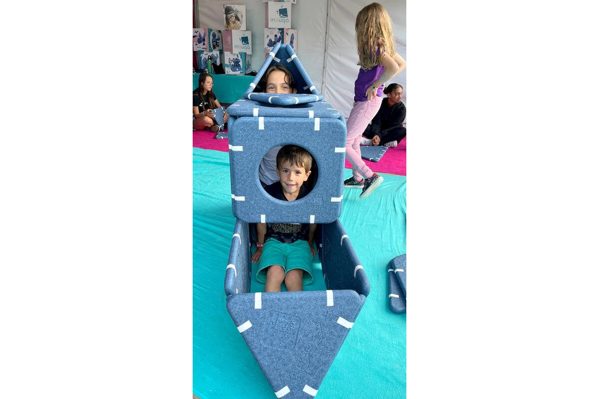 Bouwset educatie inöuqa, Blue Berry, set van 30 stuks