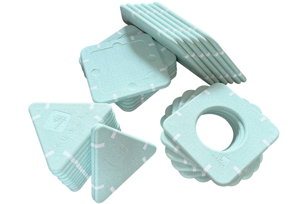 Bouwset educatie inöuqa, Ocean Green, set van 30 stuks