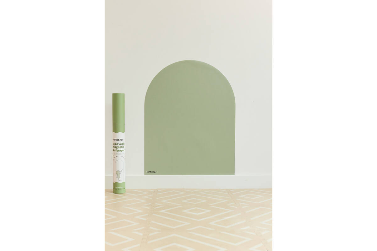 Magnetisch behang, verwijderbaar, Olive