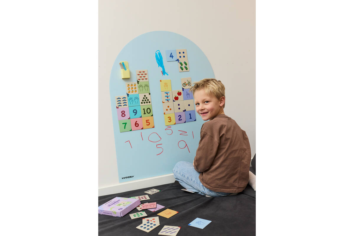 Magnetisch behang, verwijderbaar, Sky Blue