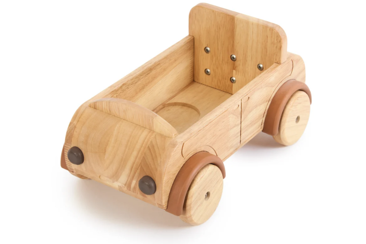 Auto groot, van hout