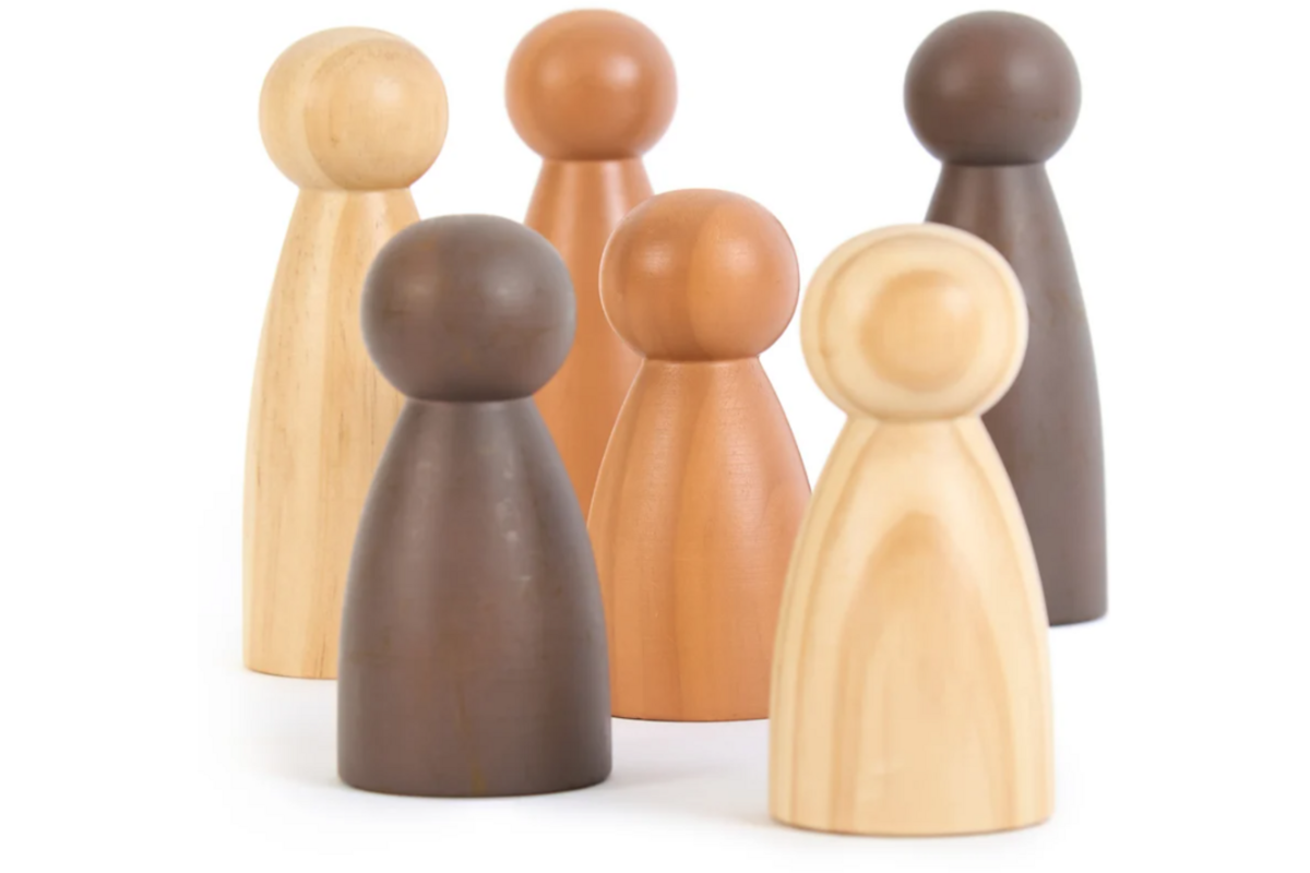 Figuren van hout, groot