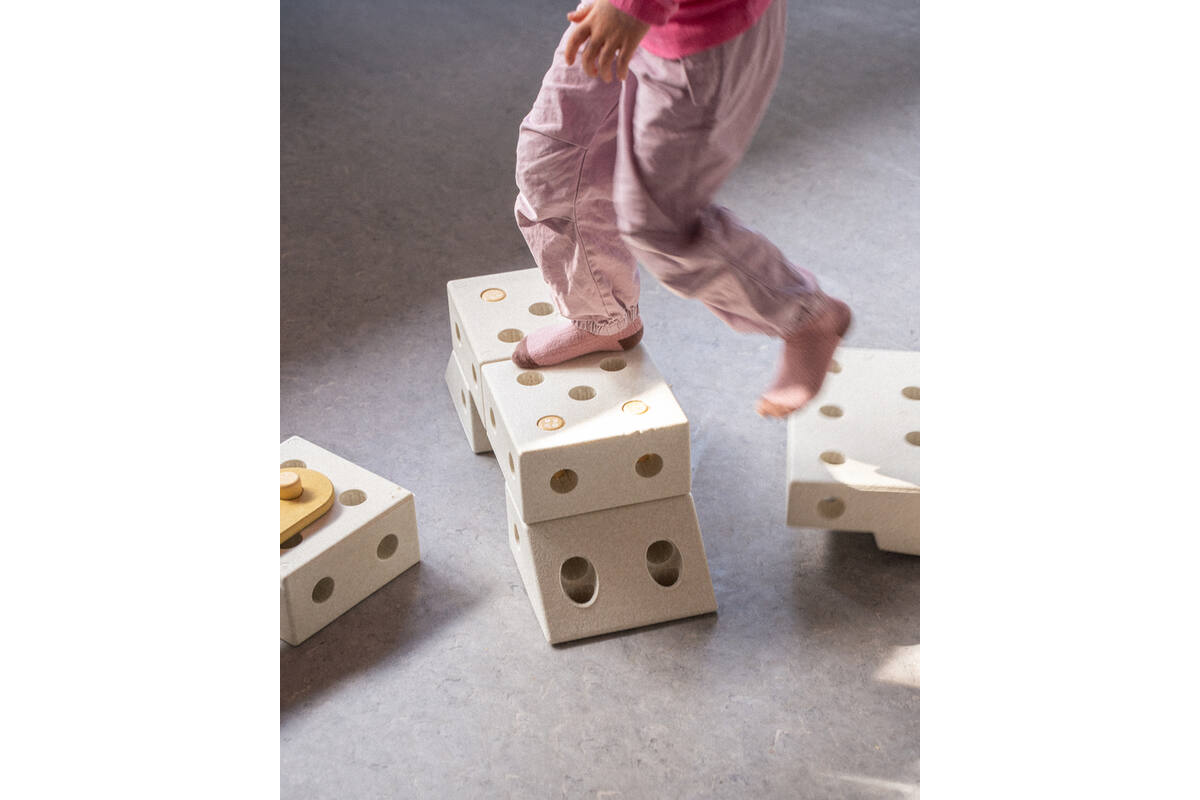 MODU Educatieset groot, Sand Grey / Honey Yellow