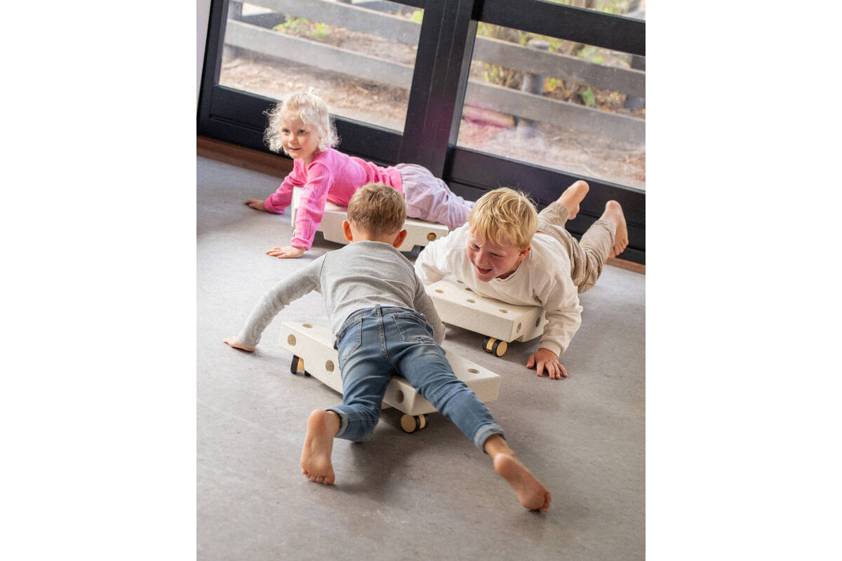 MODU Educatieset groot, Sand Grey / Honey Yellow