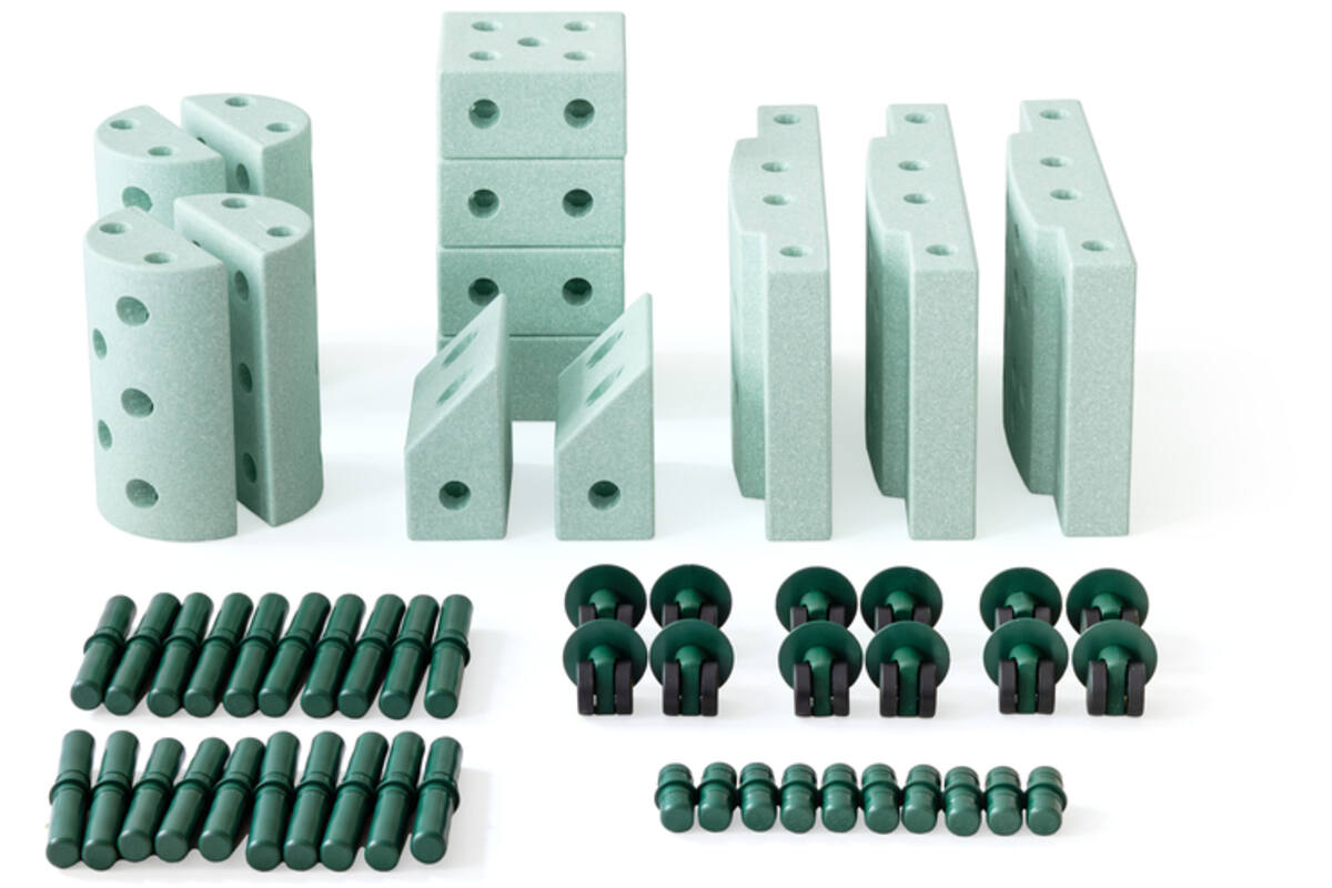 MODU Educatieset groot, Ocean Mint / Forest Green