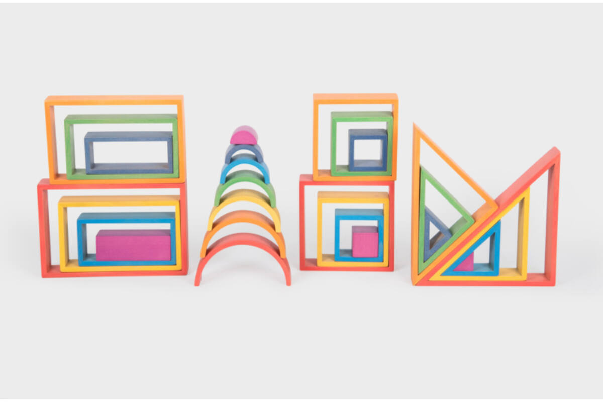 Regenboog architectenset