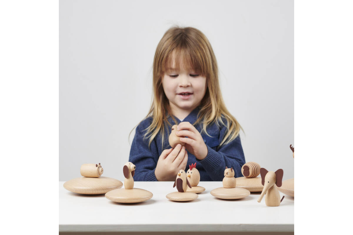 Houten diervriendjes