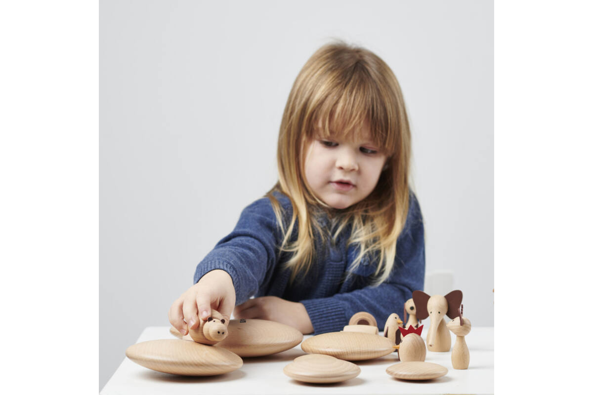 Houten diervriendjes