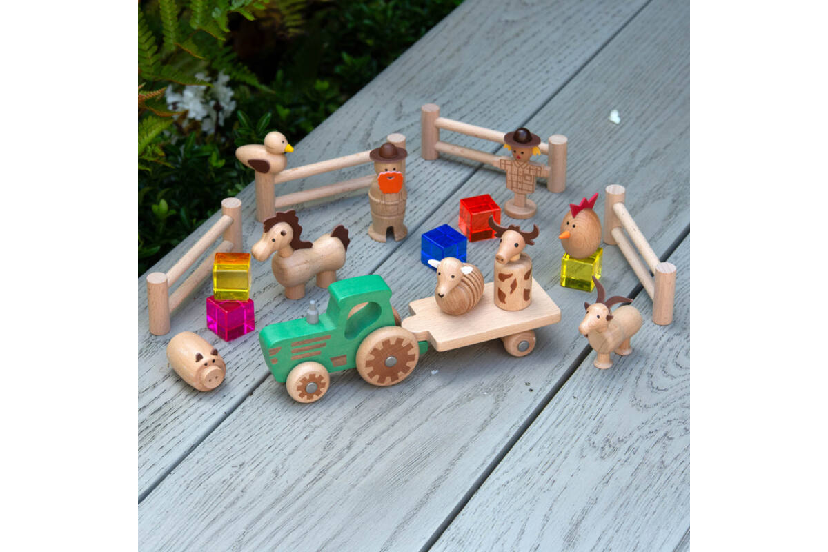 Boerderij set, hout