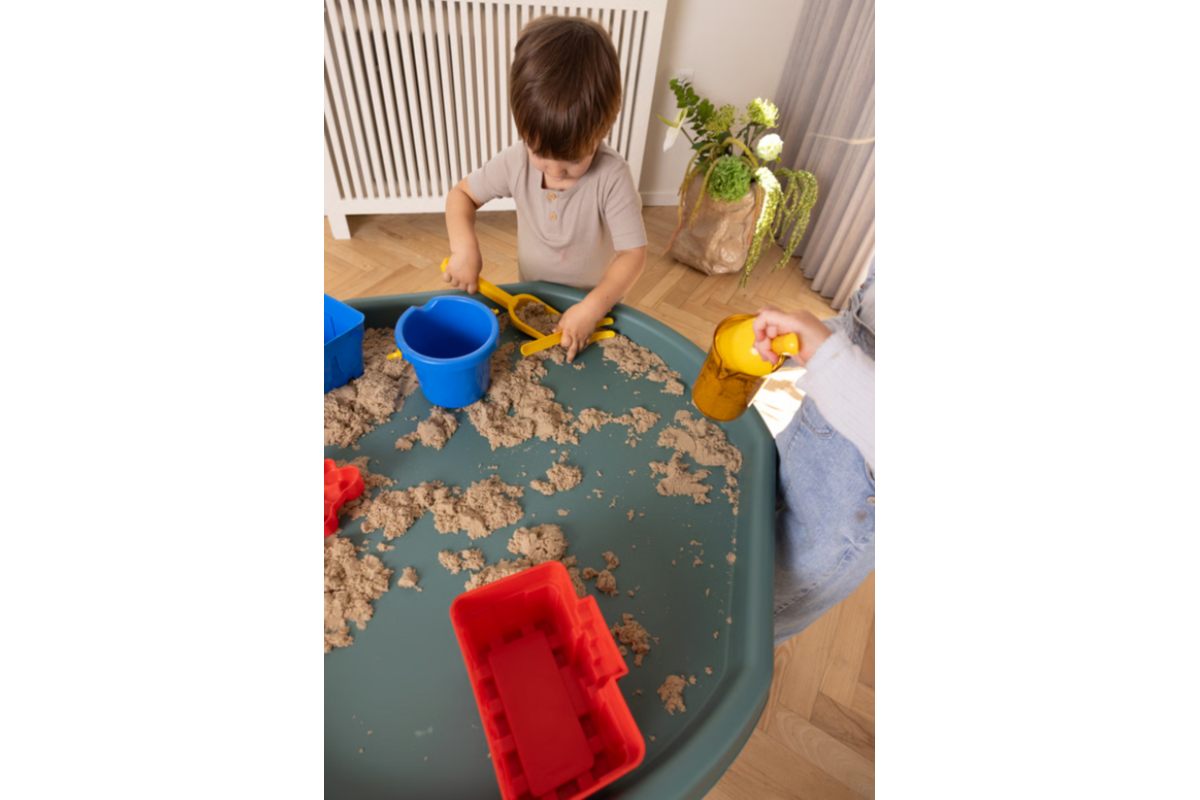 Tuff tray | zeshoek | Groen, 73 cm met frame