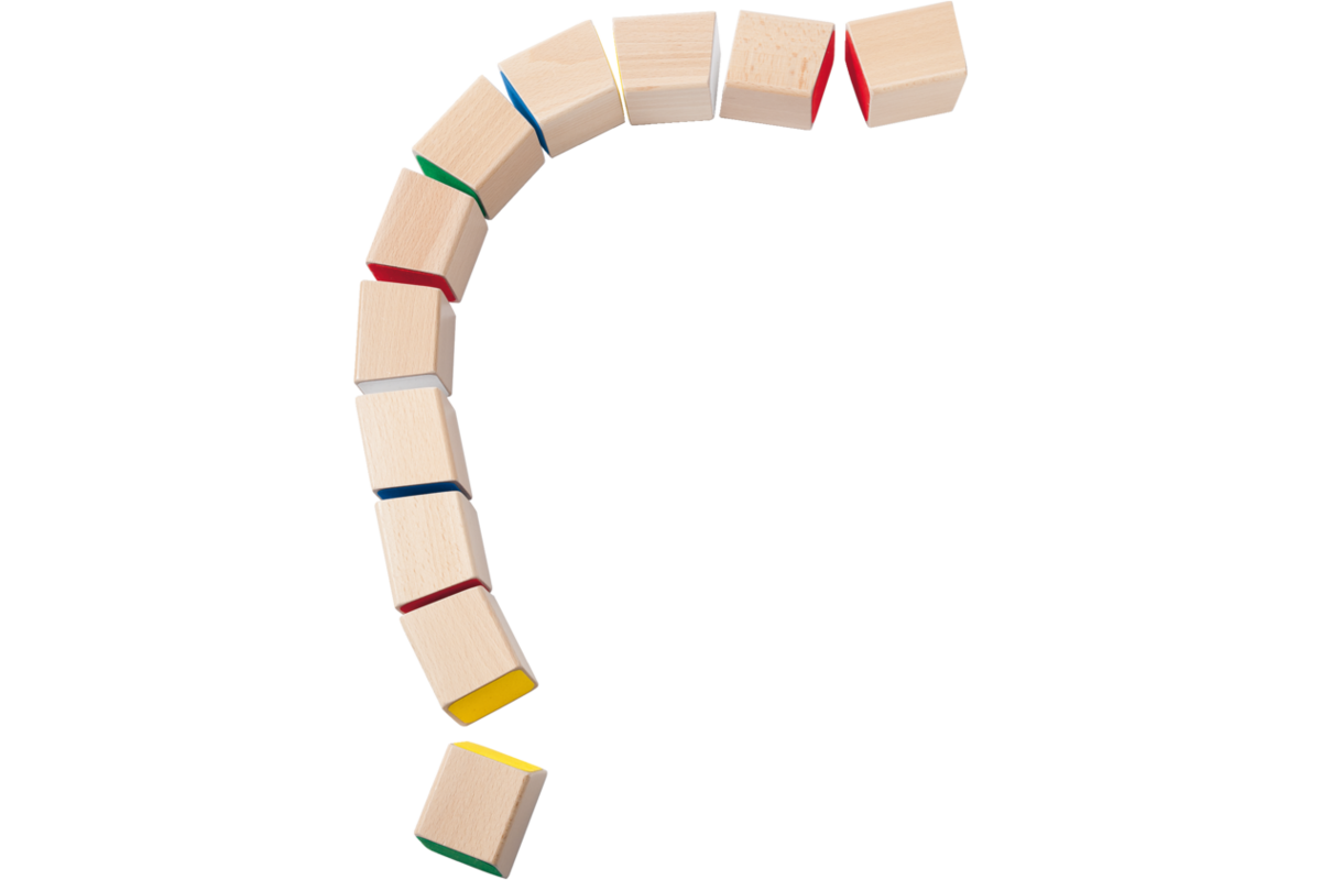 Bouwblokken balanceren