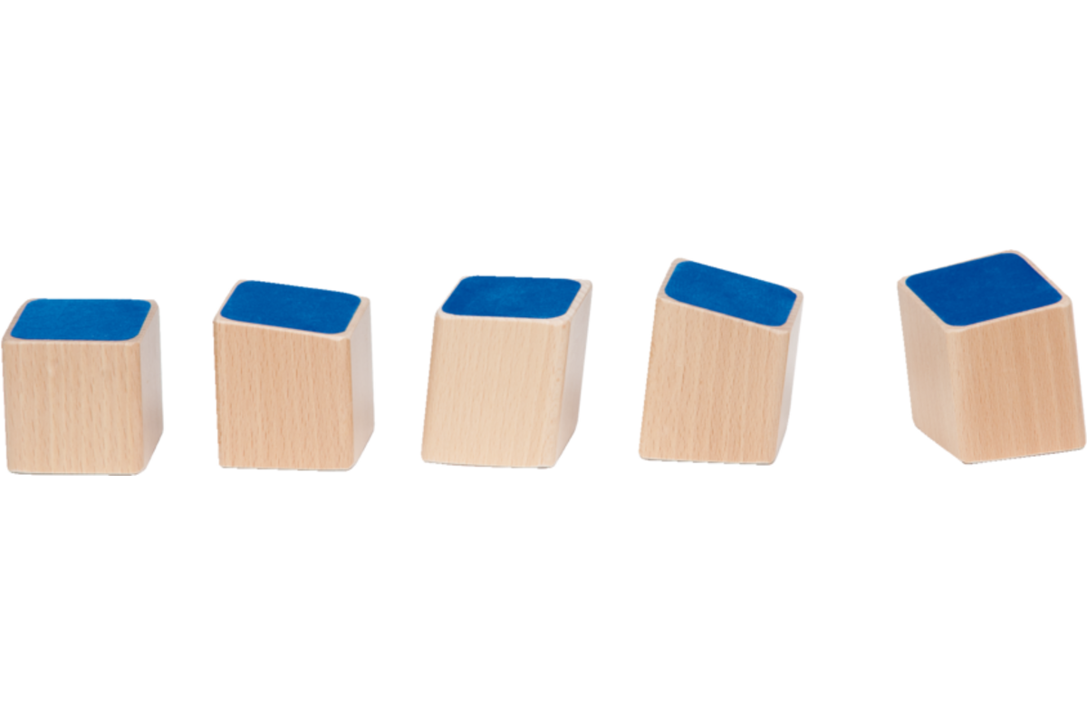 Bouwblokken balanceren