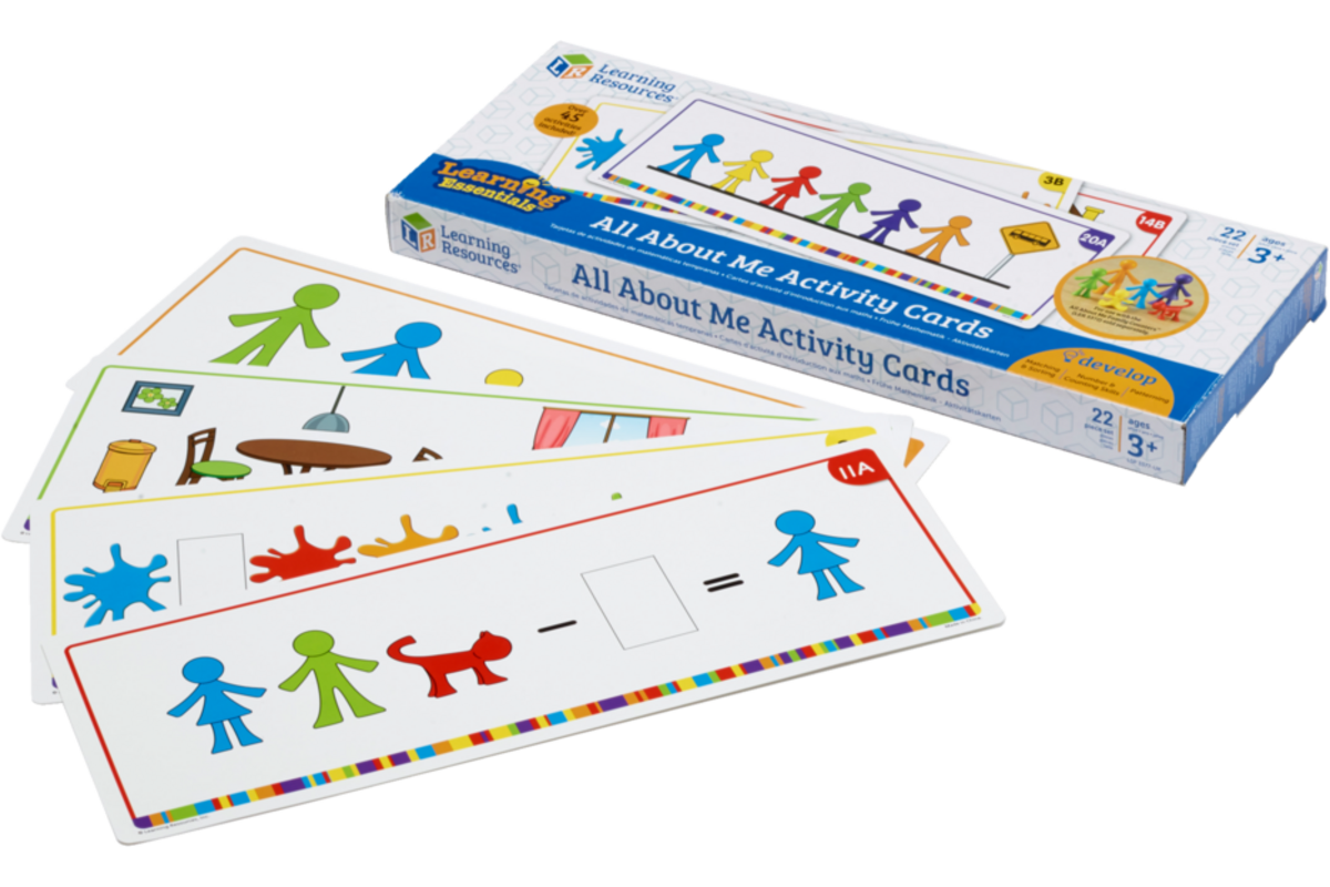 All About Me Family Counters activiteitenkaarten