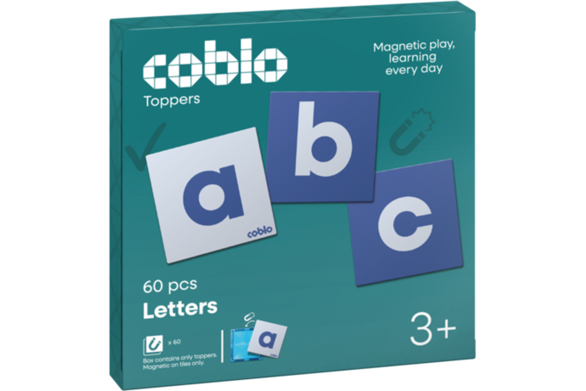 Coblo Toppers Letters - 60 stuks
