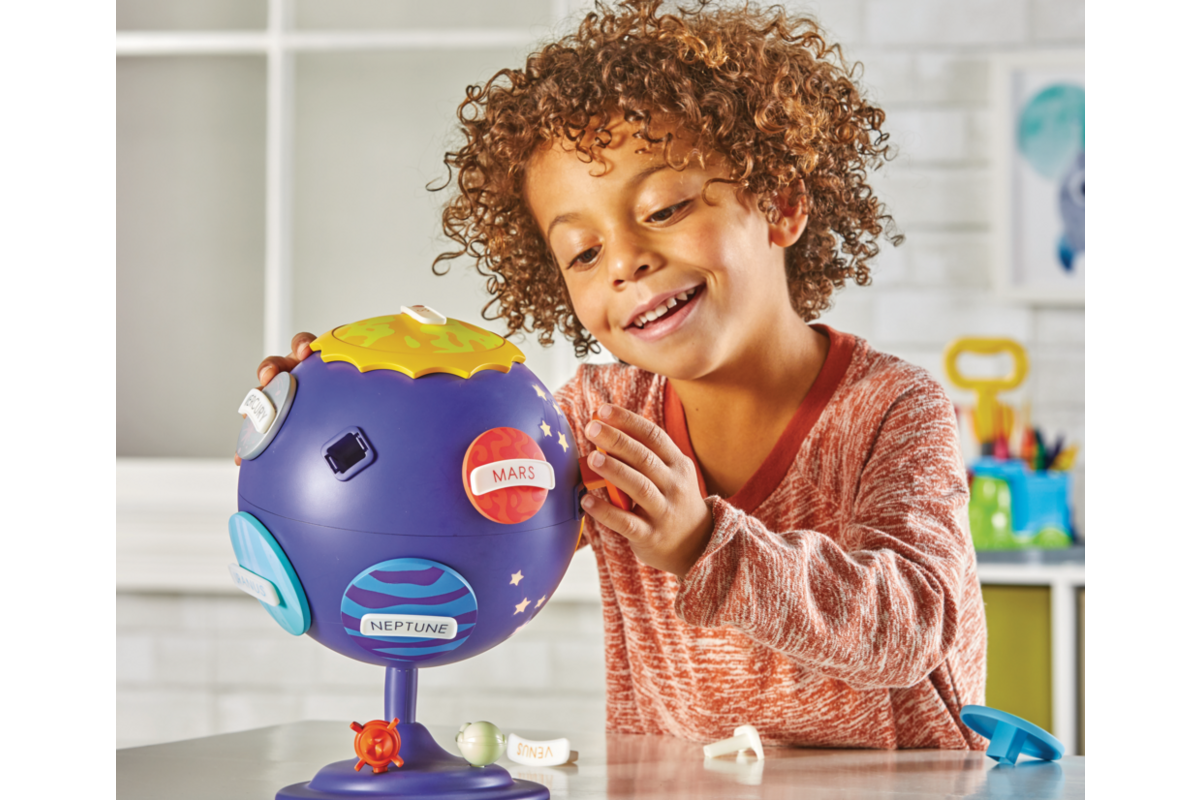 Zonnestelsel puzzel wereldbol