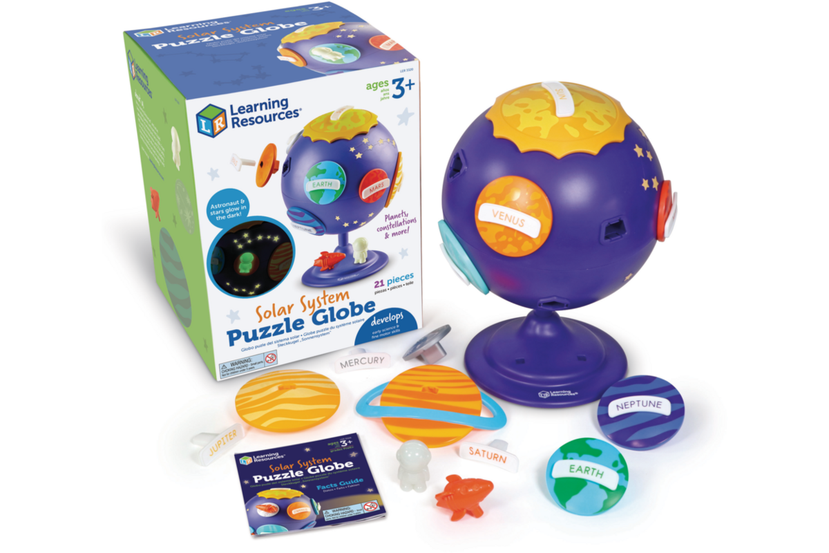 Zonnestelsel puzzel wereldbol