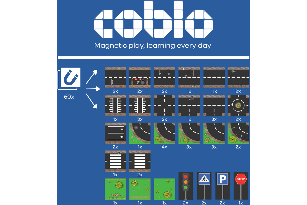Coblo Toppers Wegen - 50 stuks