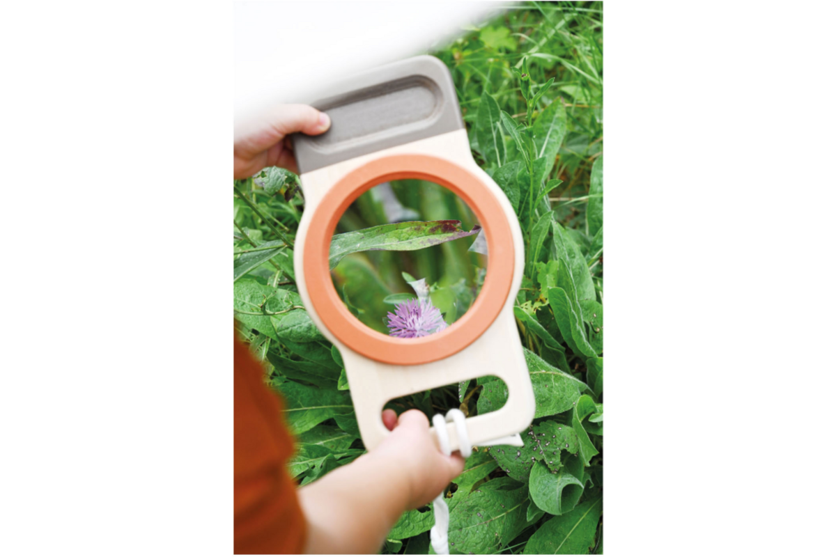 Houten XXL Vergrootglas Discover