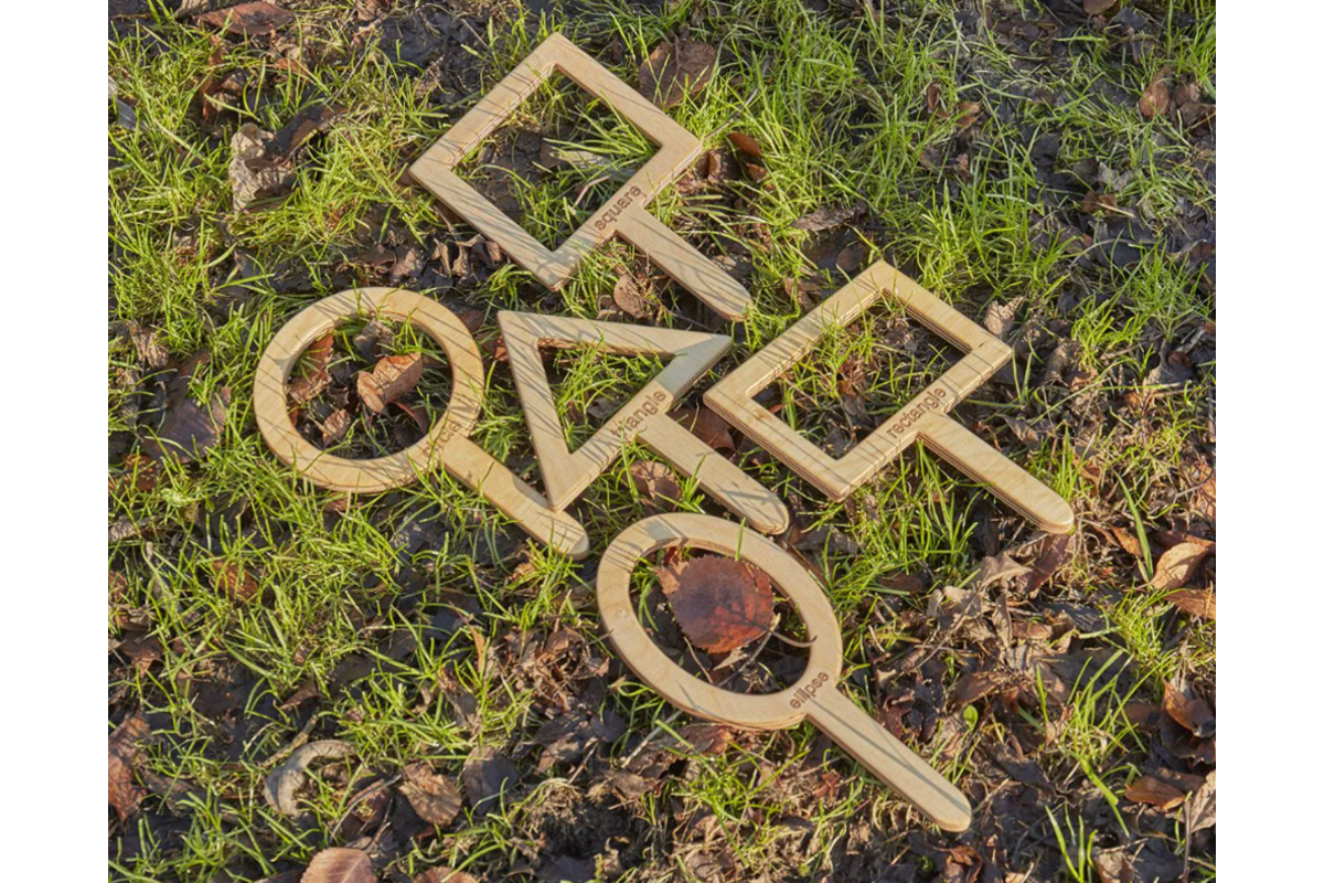 Houten Vormzoekers (5 st)
