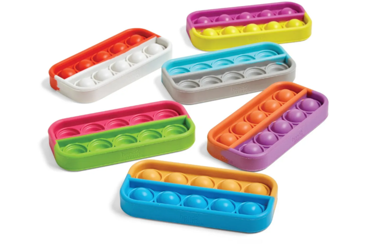 Tien-frame sensorische bubbelpoppers, set van 6
