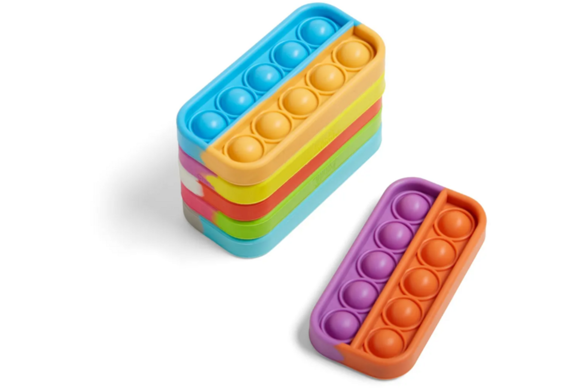 Tien-frame sensorische bubbelpoppers, set van 6
