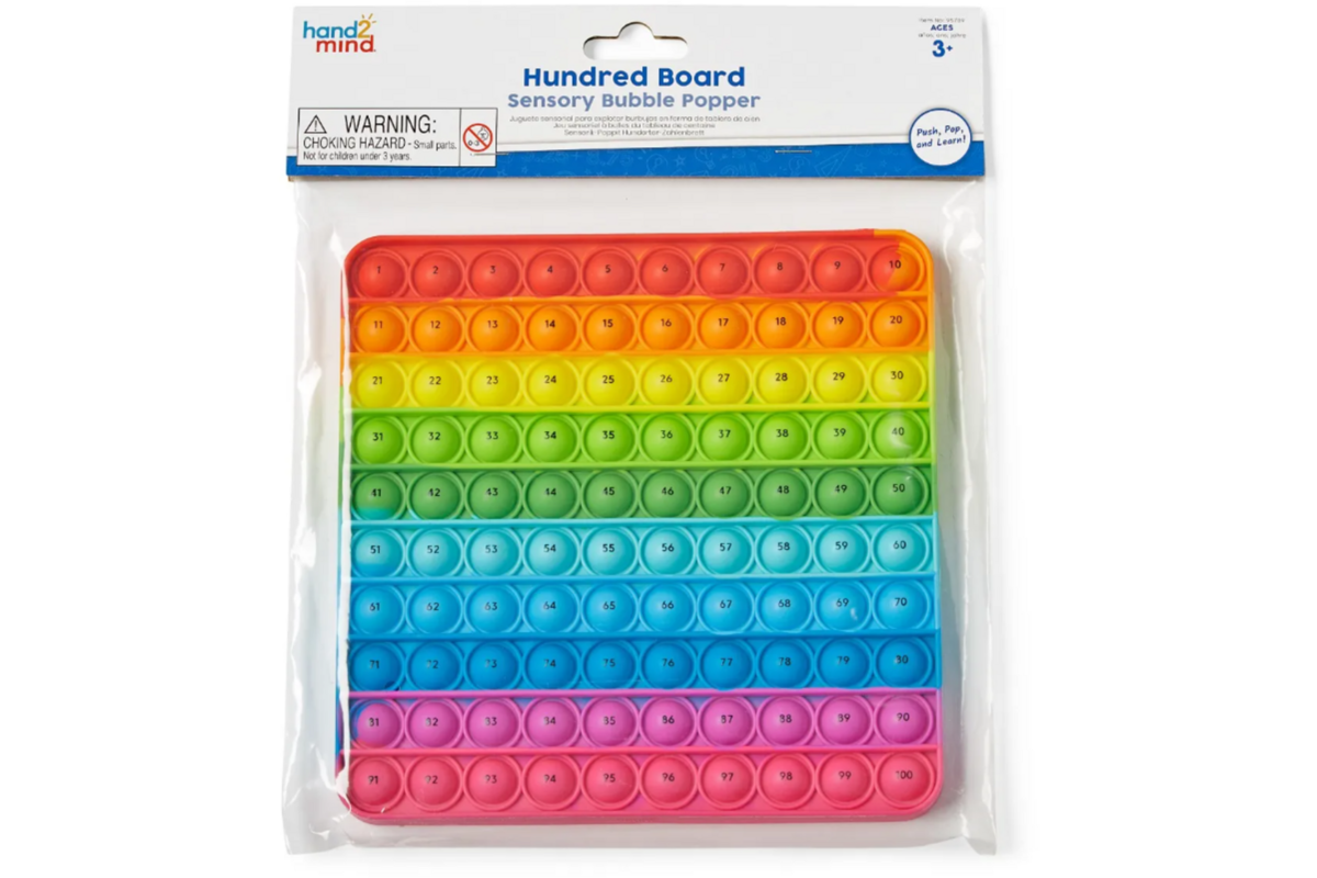 Honderdbord sensorische bubbelpopper