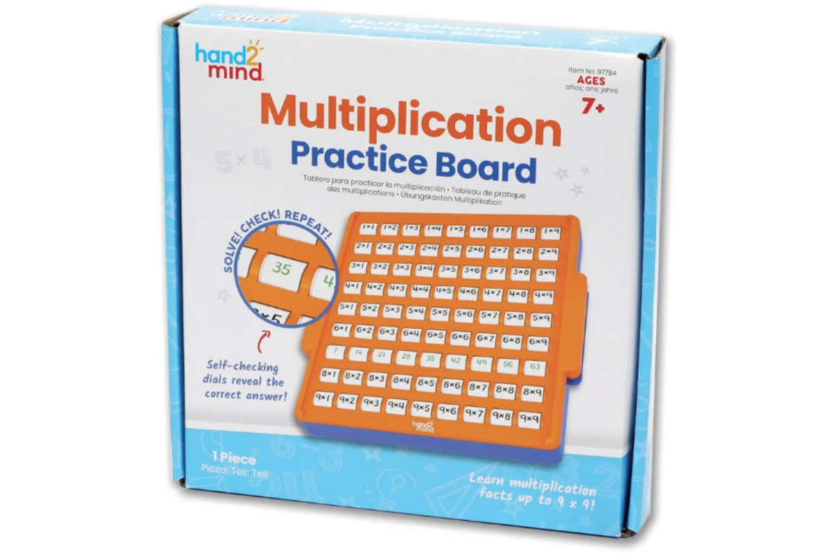 Multiplication Practice Board