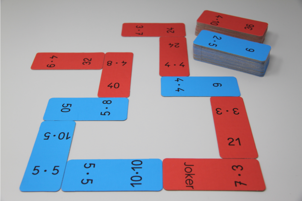 Domino, optellen en aftrekken, tot 20
