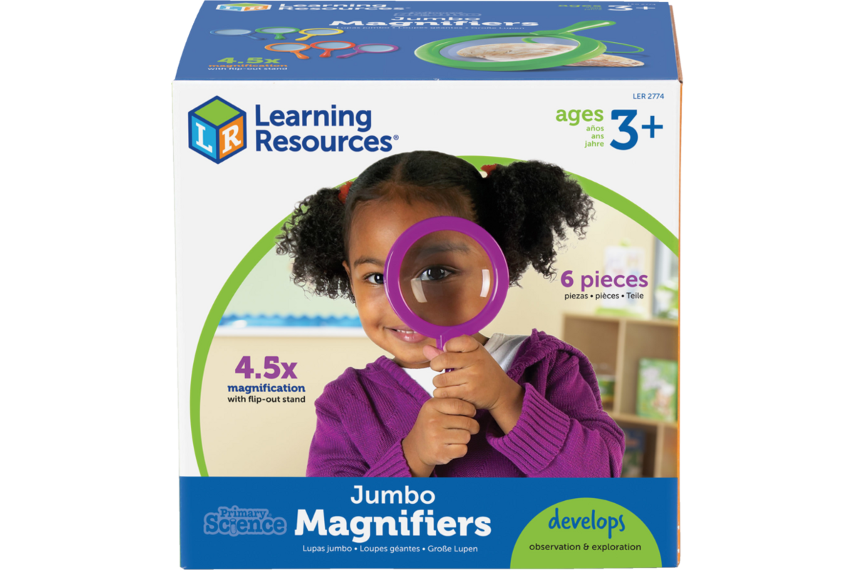 Jumbo vergrootglazen, set van 6